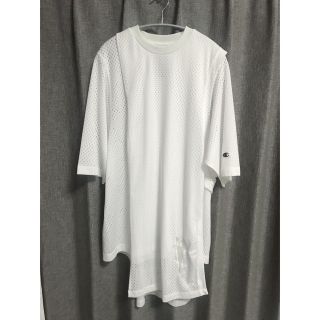 リックオウエンス(Rick Owens)のRick Owens Champion コラボ Mesh Tee(Tシャツ/カットソー(半袖/袖なし))