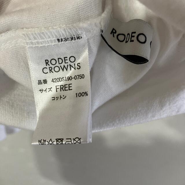 RODEO CROWNS(ロデオクラウンズ)のRODEO CROWN Tシャツ レディースのトップス(Tシャツ(半袖/袖なし))の商品写真