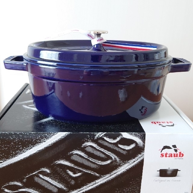 STAUB - ストウブ【Staub】ピコ・ココット オーバル 27cm グランブルー