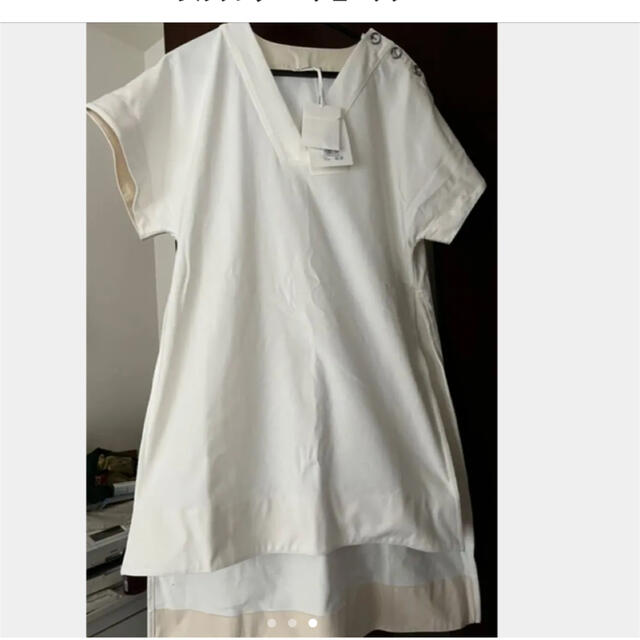 新品 《JIL SANDER》ジルサンダー バルーンチュニック 白 size32