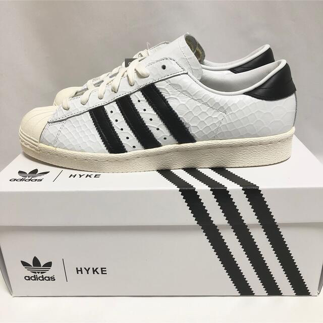 HYKE(ハイク)の新品 adidas ハイク hyke スーパースター スニーカー 白黒 ホワイト メンズの靴/シューズ(スニーカー)の商品写真