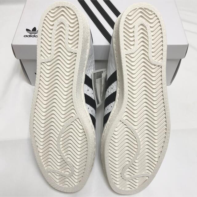 新品 adidas ハイク hyke スーパースター スニーカー 白黒 ホワイト