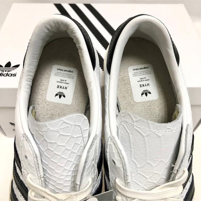 新品 adidas ハイク hyke スーパースター スニーカー 白黒 ホワイト