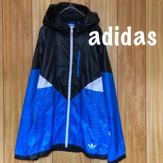 アディダス(adidas)のアディダス　ナイロンパーカー　マルチカラー　トレフォイル(ナイロンジャケット)