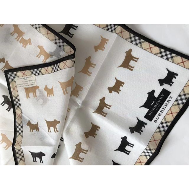 BURBERRY - バーバリー大人気レア柄◇犬柄&ノバチェック縁ミニ BURBERRY - バーバリー大人気レア柄◇犬柄&ノバチェック縁ミニ