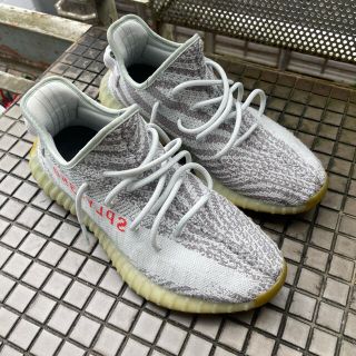 アディダス(adidas)のアディダス イージーブースト350 V2 ブルーティント　28.5 US10.5(スニーカー)