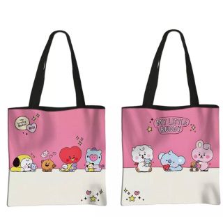 ボウダンショウネンダン(防弾少年団(BTS))のBTS bt21トートバッグ ショルダーバッグ 両面プリント(トートバッグ)