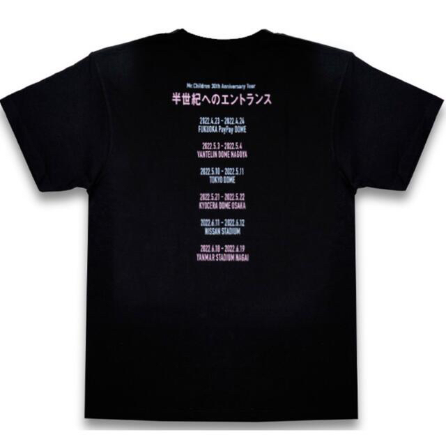 Mr.Children(ミスターチルドレン)の半世紀へのエントランス　Tシャツ　BLACK Mサイズ エンタメ/ホビーのタレントグッズ(ミュージシャン)の商品写真