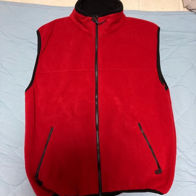 TRI MOUNTAIN FLEECE VEST レッド　新品未使用