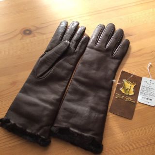 ユナイテッドアローズ(UNITED ARROWS)のgala gloves 羊革 手袋【新品】ブラウン ラムレザー グローブ(手袋)