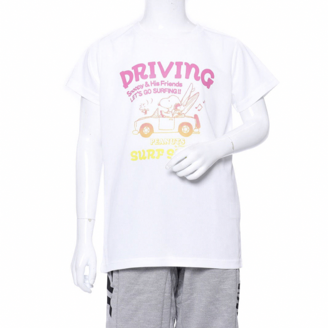 SNOOPY(スヌーピー)のスヌーピー スポーツウェア バスケット レディース 半袖 レディースのトップス(Tシャツ(半袖/袖なし))の商品写真