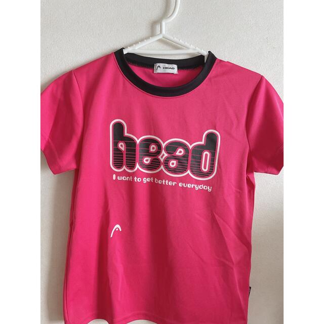 HEAD(ヘッド)のhead スポーツウェア 半袖 赤 ピンク  レディースのトップス(Tシャツ(半袖/袖なし))の商品写真