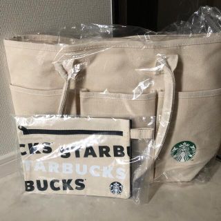 スターバックスコーヒー(Starbucks Coffee)のスターバックス　　トートバッグ　ホリデーポーチ(トートバッグ)