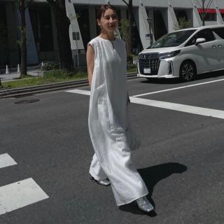 アメリヴィンテージ(Ameri VINTAGE)のameri vintage  MEDI 2way CURTAIN ROMPERS(ロングワンピース/マキシワンピース)