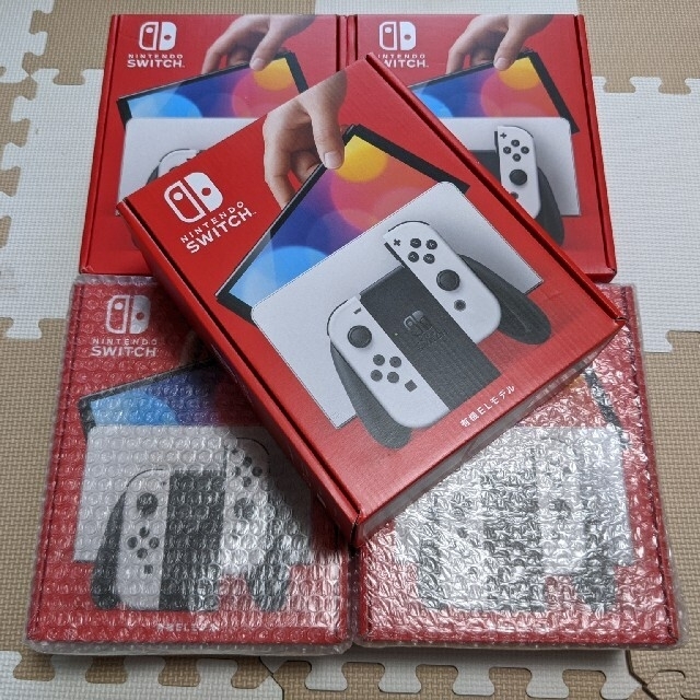 新品、未使用　任天堂Switch有機ELホワイト×6