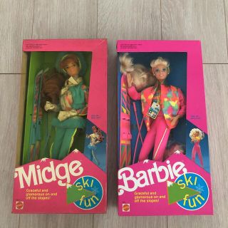 バービー(Barbie)の1991年バービーBarbieスキーファンSKIヴィンテージ  ミッジ(ぬいぐるみ/人形)