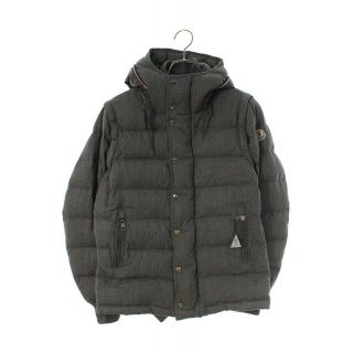 モンクレール(MONCLER)のモンクレール HEM CIUBBOTTO トリコロールライナーウールダウンジャケット メンズ 0(ダウンジャケット)