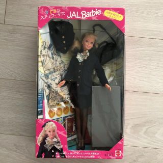 バービー(Barbie)のJALバービーBarbie開封済みCA限定スチュワーデス飛行機(ぬいぐるみ/人形)