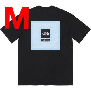 シュプリーム(Supreme)のsupreme north face bandana tee Black M(Tシャツ/カットソー(半袖/袖なし))