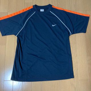 ナイキ(NIKE)の⭐️ ナイキ   メッシュTシャツ　紺/オレンジ　M(Tシャツ/カットソー(半袖/袖なし))