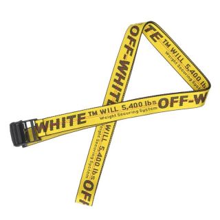 オフホワイト(OFF-WHITE)のオフホワイト INDUSTRIAL BELT インダストリアルロゴベルト メンズ ONE SIZE(ベルト)