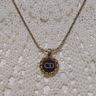 クリスチャンディオール(Christian Dior)のクリスチャンディオール　ロゴネックレス(ネックレス)