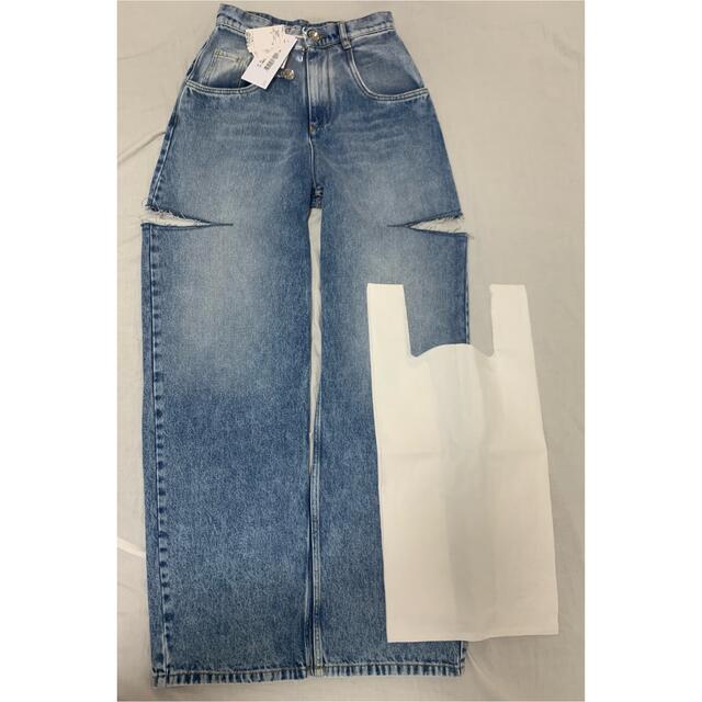 Maison Margiela カットアウト スラッシュ デニム マルジェラ38