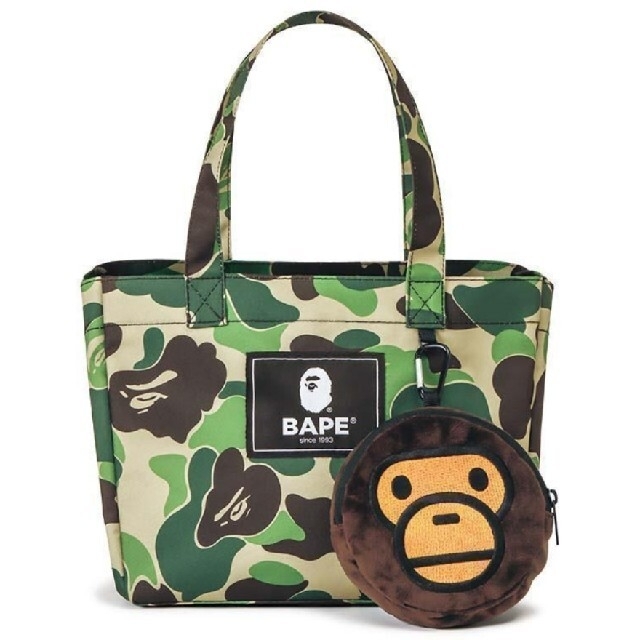 A BATHING APE(アベイシングエイプ)の≪付録≫BAPE KIDS(R) ショッピングバッグ＆MILO(R)型エコバッグ レディースのバッグ(エコバッグ)の商品写真