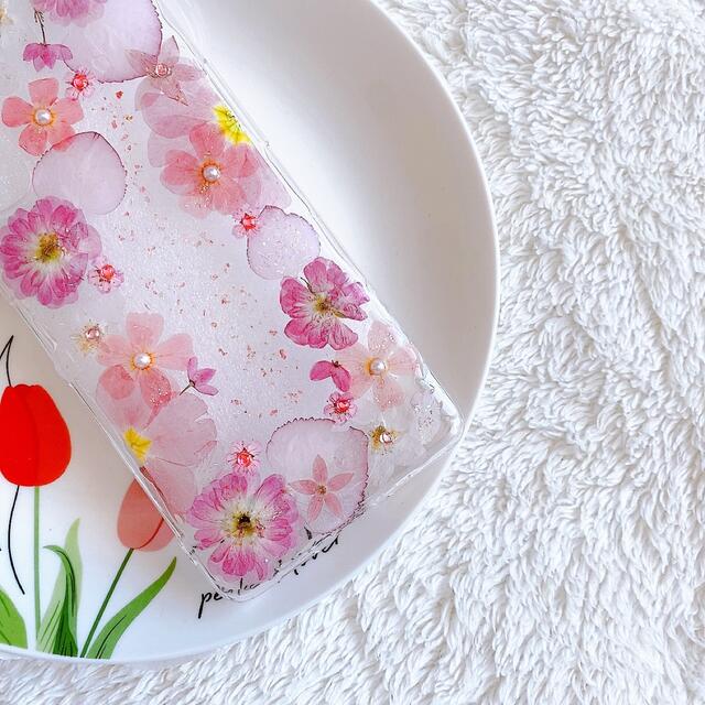 全機種♡ミニバラの花冠♡iPhone Google pixel GALAXY スマホ/家電/カメラのスマホアクセサリー(Androidケース)の商品写真