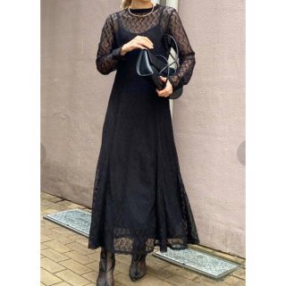 アメリヴィンテージ(Ameri VINTAGE)の正規品) Ameri LACE BACK OPEN MERMAID DRESS(ロングワンピース/マキシワンピース)