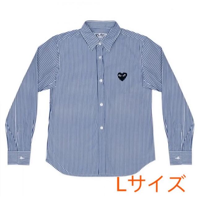 COMME des GARCONS レディース  ネイビーストライプ シャツ