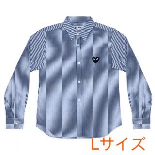 コムデギャルソン(COMME des GARCONS)のCOMME des GARCONS レディース  ネイビーストライプ シャツ(シャツ/ブラウス(長袖/七分))