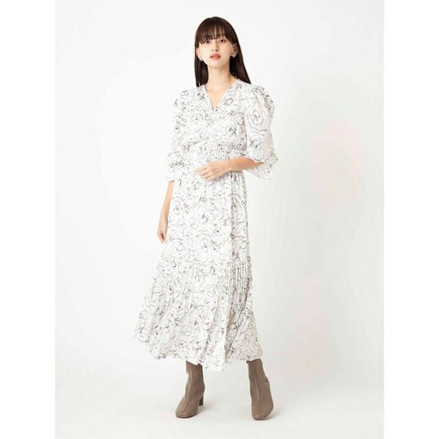 SNIDEL - 新品✳︎完売品 SNIDEL スナイデル ウエストギャザープリント