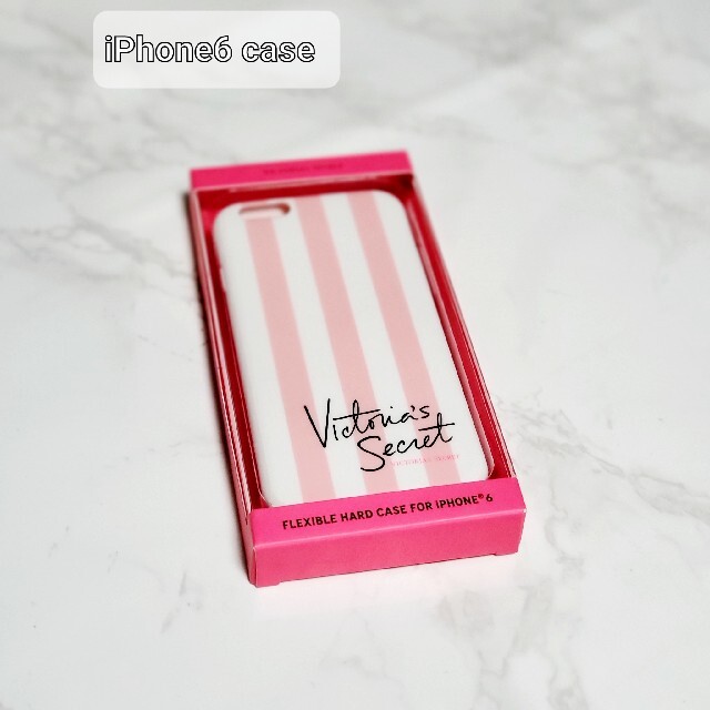 Victoria's Secret(ヴィクトリアズシークレット)のVictoria's Secret iPhone6 case ストライプ スマホ/家電/カメラのスマホアクセサリー(iPhoneケース)の商品写真