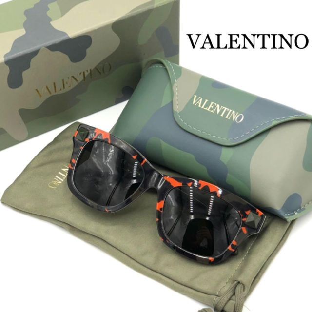 『VALENTINO』ヴァレンティノ 迷彩サングラス / ウェリントン