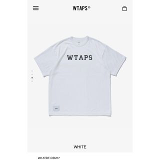 ダブルタップス(W)taps)のWTAPS 2022SS ACADEMY SS T-SHIRT WHITE L(Tシャツ/カットソー(半袖/袖なし))