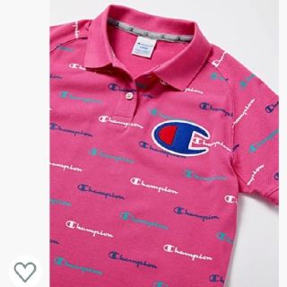 チャンピオン(Champion)の新品 希少L Champion golf ポロシャツ プロ使用モデル PINK(ウエア)