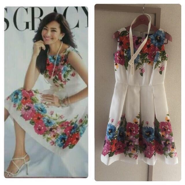 M'S GRACY - 新品同様エムズグレイシー 花柄ワンピース