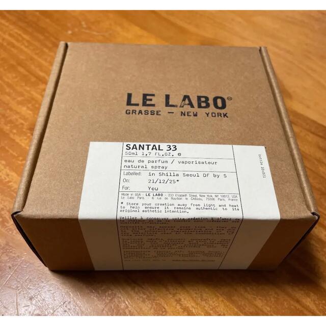 NO.1人気の香り????LE LABOのSANTAL33 EDP 50ml⭐︎