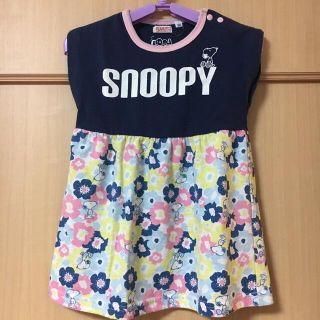 スヌーピー(SNOOPY)のタキヒョー　スヌーピー　ガール　ワンピース　90(ワンピース)