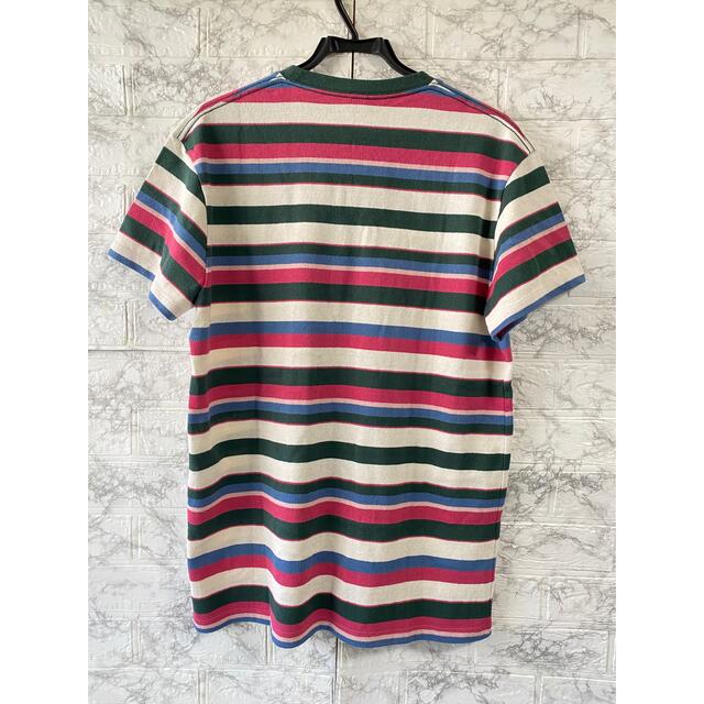 ロエベ LOEWE コットン Tシャツ ロゴ マルチカラー ボーダー メンズ