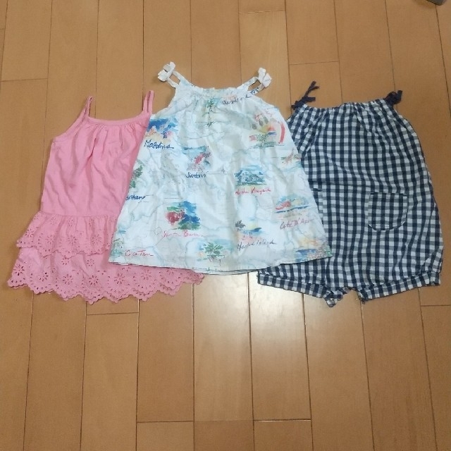 babyGAP(ベビーギャップ)のワンピース2着&キャミソールセット  80㎝  GAP キッズ/ベビー/マタニティのベビー服(~85cm)(ワンピース)の商品写真