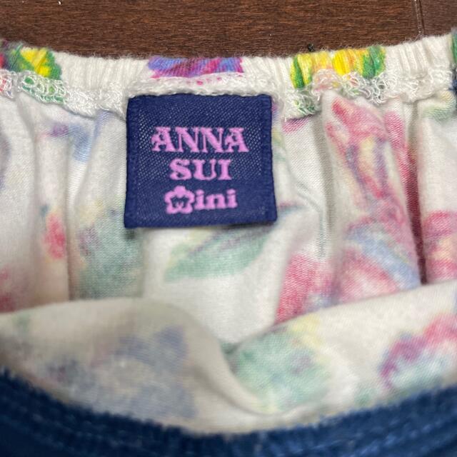 ANNA SUI mini(アナスイミニ)のANNA SUI mini 花柄 ブルーワンピース キッズ/ベビー/マタニティのキッズ服女の子用(90cm~)(ワンピース)の商品写真