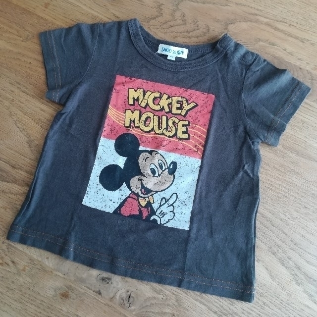 SHOO・LA・RUE(シューラルー)のSHOO-LA-RUE  MICKEY MOUSE 半袖Tシャツ 90 キッズ/ベビー/マタニティのキッズ服男の子用(90cm~)(Tシャツ/カットソー)の商品写真