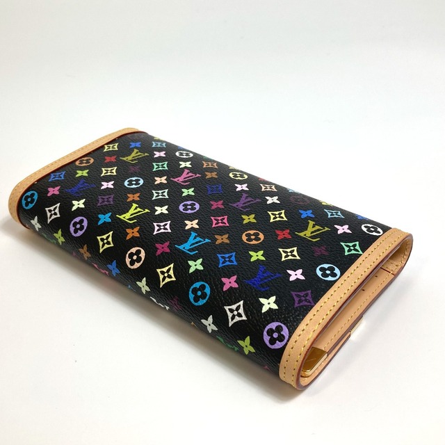 LOUIS VUITTON(ルイヴィトン)のルイヴィトン LOUIS VUITTON ポルトフォイユ インターナショナル M92658 モノグラムマルチカラー 長財布 モノグラムマルチカラーキャンバス ノワール ブラック レディースのファッション小物(財布)の商品写真