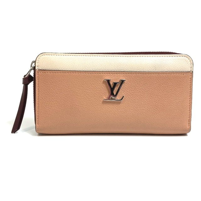 LOUIS VUITTON(ルイヴィトン)のルイヴィトン LOUIS VUITTON ジッピー・ロックミー M67540 長財布 レザー ローズソワクオーツ オレンジベージュ系 レディースのファッション小物(財布)の商品写真