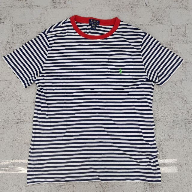 POLO BY RALPH LAUREN　ロゴ刺繍ボーダーTシャツ レディースのトップス(Tシャツ(半袖/袖なし))の商品写真