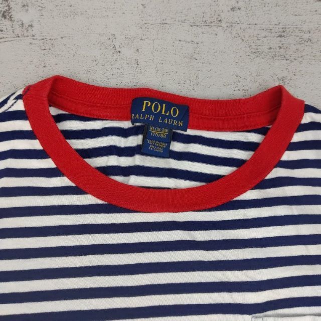 POLO BY RALPH LAUREN　ロゴ刺繍ボーダーTシャツ レディースのトップス(Tシャツ(半袖/袖なし))の商品写真