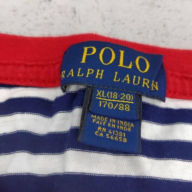 POLO BY RALPH LAUREN　ロゴ刺繍ボーダーTシャツ レディースのトップス(Tシャツ(半袖/袖なし))の商品写真