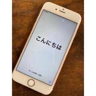 アイフォーン(iPhone)のapple iphone 6s  b ローズゴールド　simフリー(スマートフォン本体)